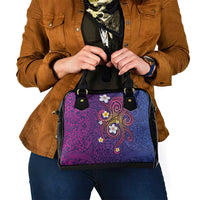 Hawaiian Octopus Tattoo and Frangipani Shoulder Handbag LT03 - Polynesian Pride