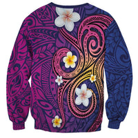 Hawaiian Octopus Tattoo and Frangipani Sweatshirt LT03 - Polynesian Pride