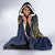 Tokelau Tokehega Day Hooded Blanket Coat of Arms with Polynesian Tattoo and Hibiscus