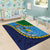 Malampa Fiji Day Area Rug National Symbols with Tapa Tribal and Polynesian Tattoo