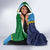 Malampa Fiji Day Hooded Blanket National Symbols with Tapa Tribal and Polynesian Tattoo