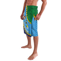 Malampa Fiji Day Lavalava National Symbols with Tapa Tribal and Polynesian Tattoo