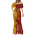 Tonga 676 Ngatu Tribal Tattoo Mermaid Dress