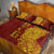 Tonga 676 Ngatu Tribal Tattoo Quilt Bed Set