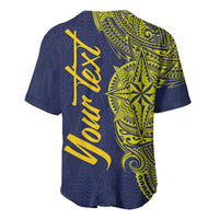 Personalised Tokelau Classic Ngatu Motifs Baseball Jersey