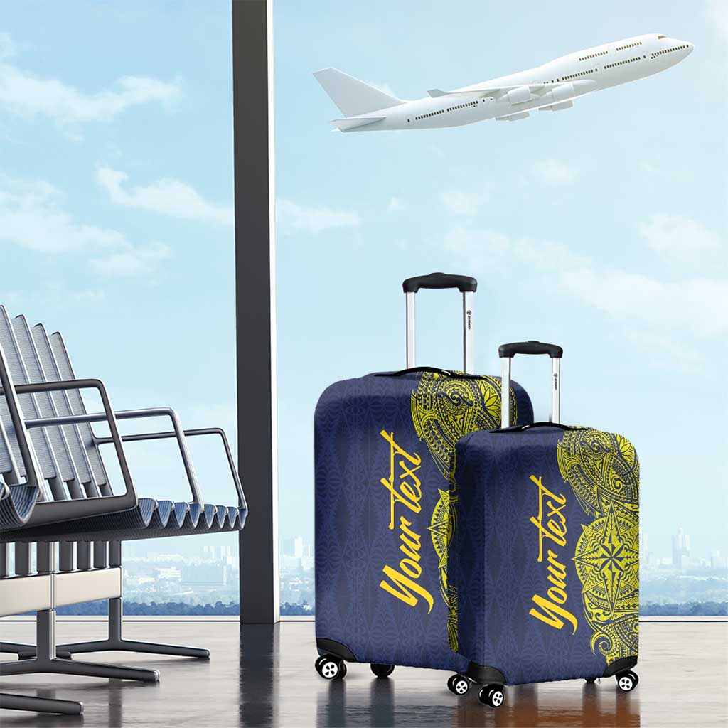 Personalised Tokelau Classic Ngatu Motifs Luggage Cover