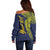 Personalised Tokelau Classic Ngatu Motifs Off Shoulder Sweater