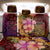 Hawaiian Hibiscus Turtle Tribal Polynesian Pattern Back Car Seat Cover Colorful Color