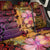 Hawaiian Hibiscus Turtle Tribal Polynesian Pattern Back Car Seat Cover Colorful Color