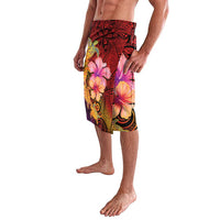 Hawaiian Hibiscus Turtle Tribal Polynesian Pattern Lavalava Colorful Color