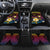 Hawaiian Plumeria Turtle Tribal Spiral Polynesian Tattoo Car Mats Fanciful Color