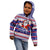 Custom American Samoa Christmas Kid Hoodie Samoan Coat of Arms and Cool Santa Ornament Style LT03 - Polynesian Pride