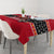 Papua New Guinea Christmas Tablecloth Santa With Flag Of PNG Polynesian Tribal Xmas Vibe LT03 - Polynesian Pride