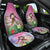 Woman Polynesian Tattoos Car Seat Cover Tropical Flower - Sweets Vibrant Color