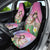 Woman Polynesian Tattoos Car Seat Cover Tropical Flower - Sweets Vibrant Color