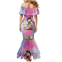 Woman Polynesian Tattoos Mermaid Dress Tropical Flower - Sweets Vibrant Color LT03 - Polynesian Pride