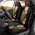 Plumeria Car Seat Cover Polynesian Tribal Frangipani Sunset