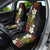 Plumeria Car Seat Cover Polynesian Tribal Frangipani Sunset