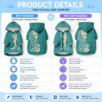 Plumeria Pet Hoodie