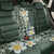 Plumeria Back Car Seat Cover Polynesian Tribal Frangipani Green