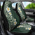 Plumeria Car Seat Cover Polynesian Tribal Frangipani Green