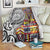Niue Hiapo and Maori Decoration Tattoos Blanket - Polynesian Pride