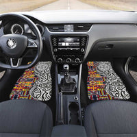 Niue Hiapo and Maori Decoration Tattoos Car Mats - Polynesian Pride
