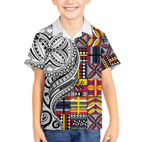 Niue Hiapo and Maori Decoration Tattoos Hawaiian Shirt - Polynesian Pride