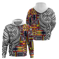 Niue Hiapo and Maori Decoration Tattoos Hoodie - Polynesian Pride