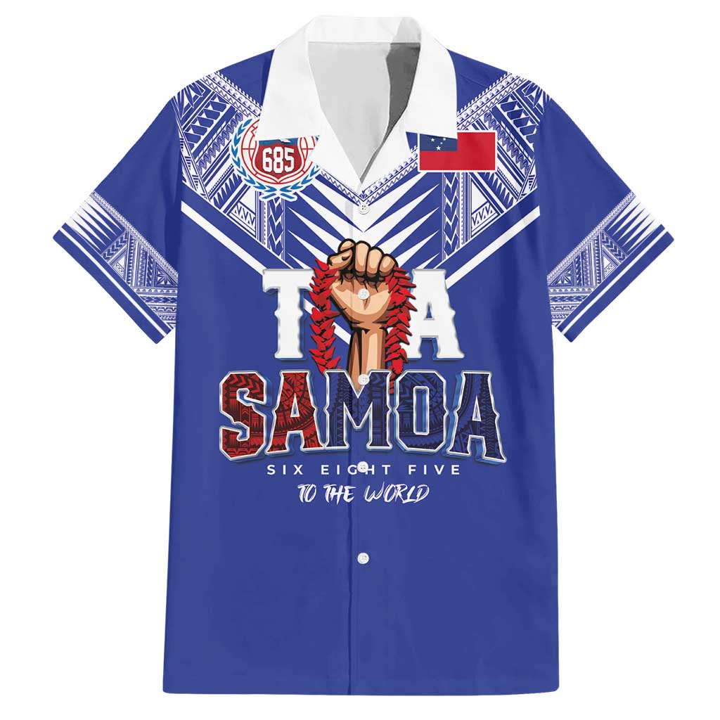 Toa Samoa Rugby Family Matching Short Sleeve Bodycon Dress and Hawaiian Shirt Six Eight Five to The World