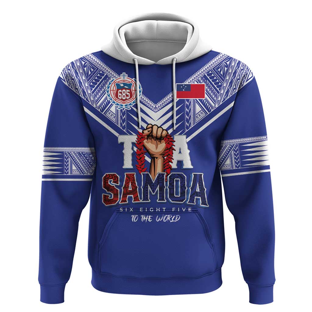 Toa Samoa Rugby Hoodie Six Eight Five to The World