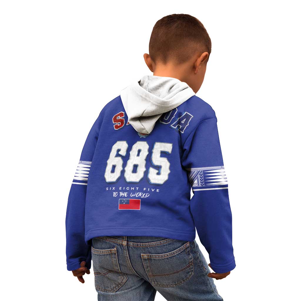 Toa Samoa Rugby Kid Hoodie Six Eight Five to The World