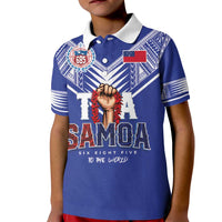 Toa Samoa Rugby Kid Polo Shirt Six Eight Five to The World