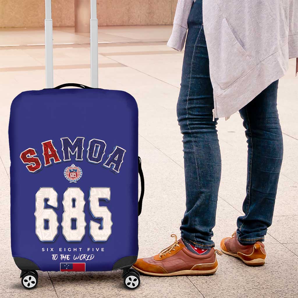 Toa Samoa Rugby Luggage Cover Six Eight Five to The World