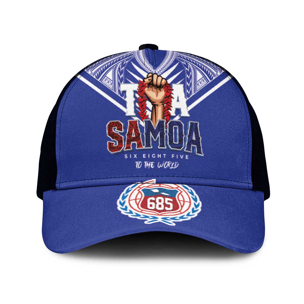 Toa Samoa Rugby Mesh Trucker Cap Six Eight Five to The World - Polynesian Pride