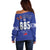 Toa Samoa Rugby Off Shoulder Sweater Six Eight Five to The World