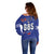 Toa Samoa Rugby Off Shoulder Sweater Six Eight Five to The World