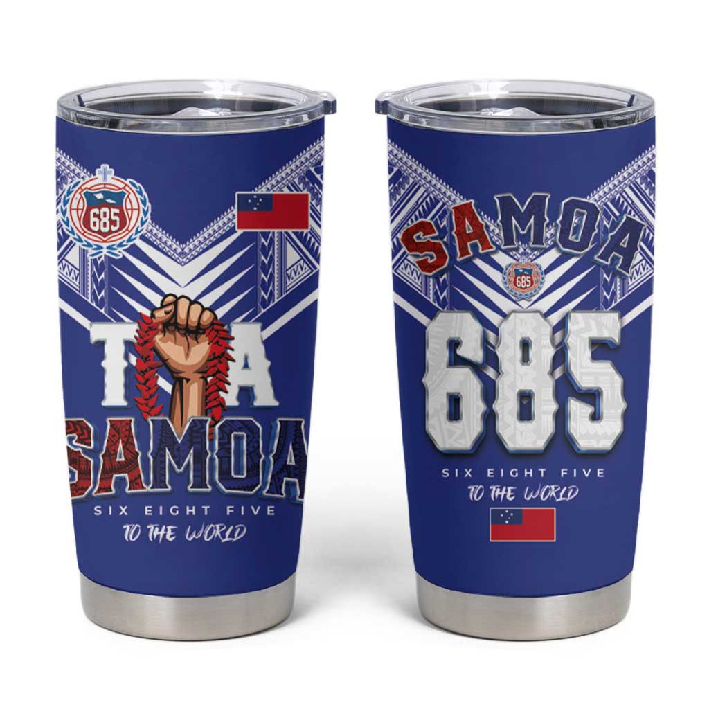 Toa Samoa Rugby Tumbler Cup Six Eight Five to The World