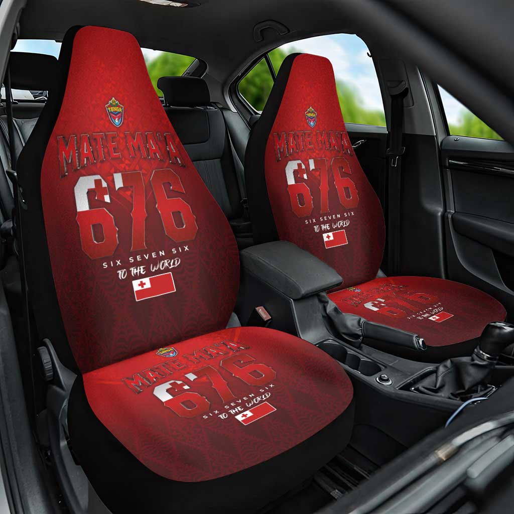 Mate Ma'a Tonga Rugby Car Seat Cover Six Seven Six to The World