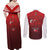 Mate Ma'a Tonga Rugby Couples Matching Off Shoulder Maxi Dress and Long Sleeve Button Shirt Six Seven Six to The World