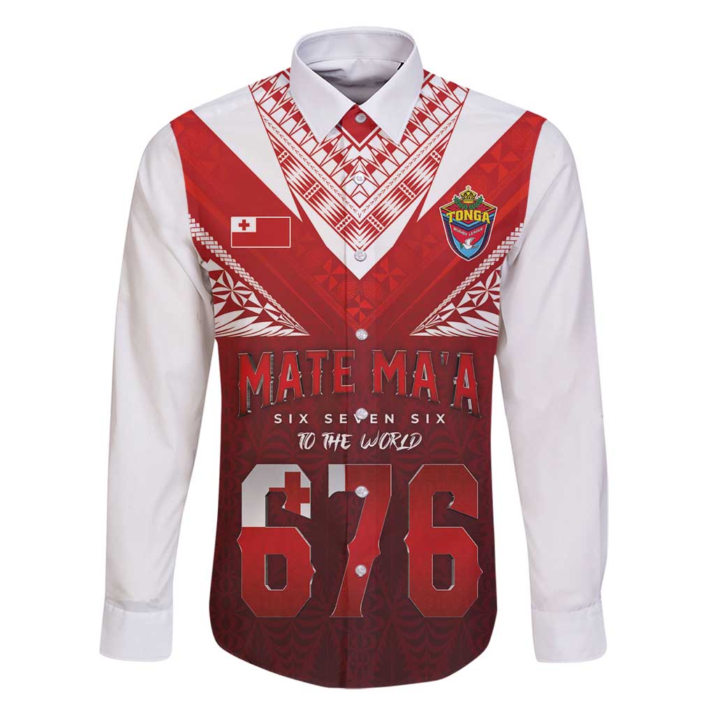 Mate Ma'a Tonga Rugby Family Matching Mermaid Dress and Hawaiian Shirt Six Seven Six to The World