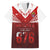 Mate Ma'a Tonga Rugby Family Matching Off The Shoulder Long Sleeve Dress and Hawaiian Shirt Six Seven Six to The World