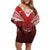 Mate Ma'a Tonga Rugby Off Shoulder Short Dress Six Seven Six to The World