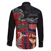 Aotearoa and Samoa Toitu Te Tiriti Family Matching Short Sleeve Bodycon Dress and Hawaiian Shirt Honour the Treaty - Te Tiriti Is Us