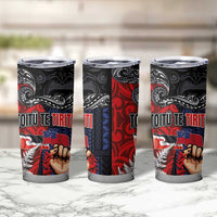 Aotearoa and Samoa Toitu Te Tiriti Tumbler Cup Honour the Treaty - Te Tiriti Is Us LT03 - Polynesian Pride