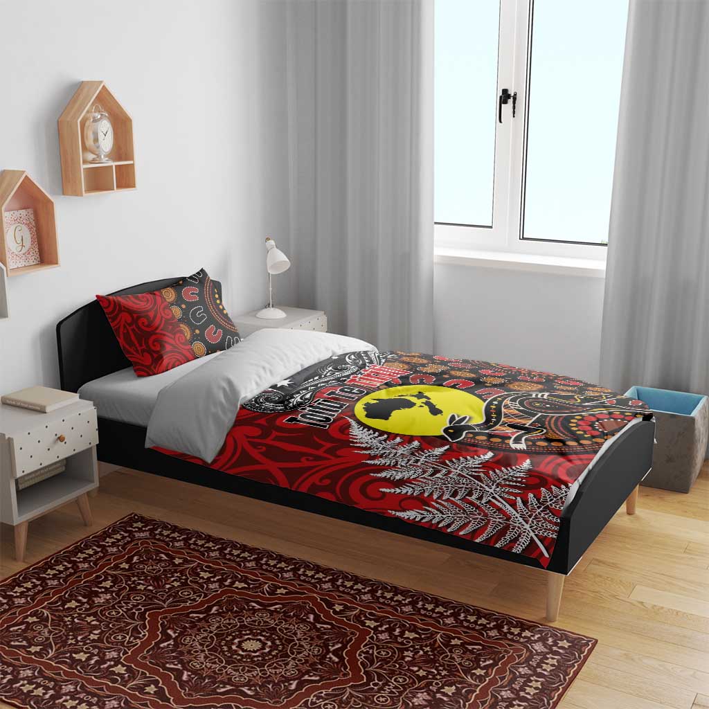 Aotearoa and Australia Toitu Te Tiriti Bedding Set Honour the Treaty - Te Tiriti Is Us