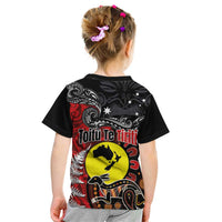 Aotearoa and Australia Toitu Te Tiriti Kid T Shirt Honour the Treaty - Te Tiriti Is Us LT03 - Polynesian Pride