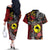 Aotearoa and Australia Toitu Te Tiriti Couples Matching Off The Shoulder Long Sleeve Dress and Hawaiian Shirt Honour the Treaty - Stand Together Stand Stronger