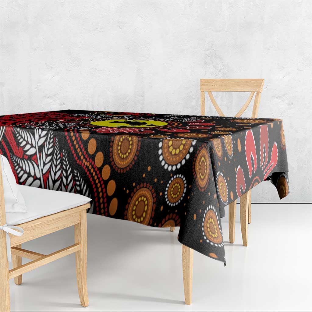 Aotearoa and Australia Toitu Te Tiriti Tablecloth Honour the Treaty - Stand Together Stand Stronger LT03 - Polynesian Pride