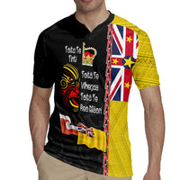Aotearoa and Niue Toitu Te Tiriti Rugby Jersey Honour the Treaty - Fight Together Stand Together LT03 - Polynesian Pride